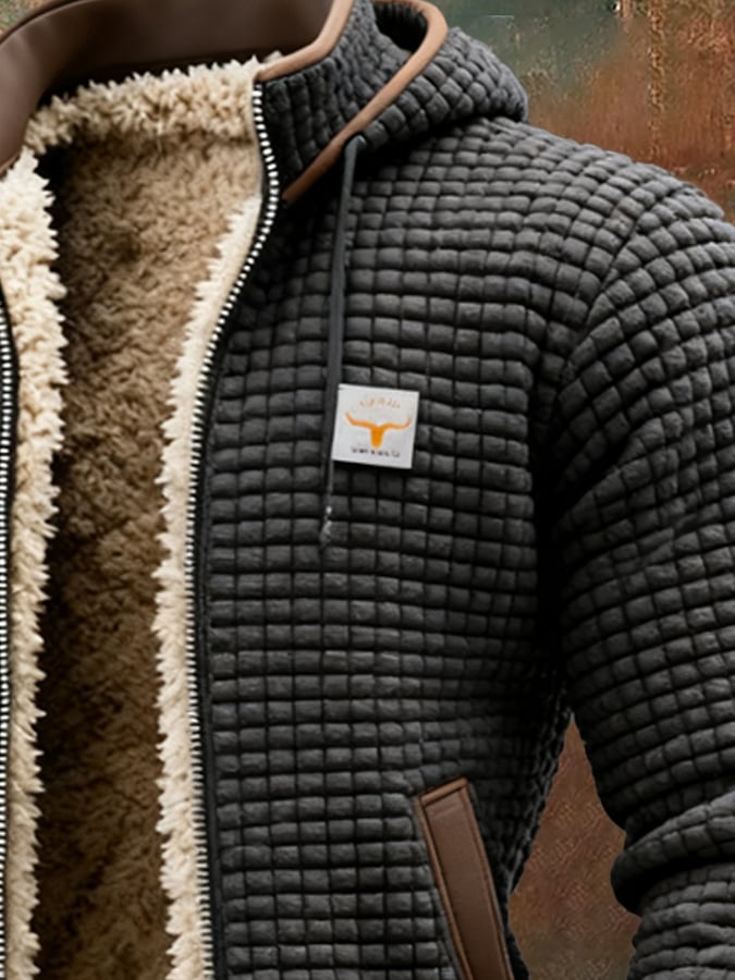 MAISON CLÉMENT PARIS™ | CHAQUETA DE INVIERNO ACOLCHADA CON FORRO DE SHERPA