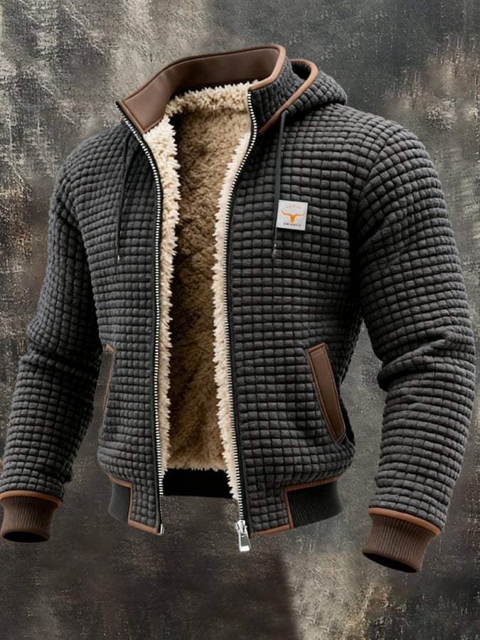 MAISON CLÉMENT PARIS™ | CHAQUETA DE INVIERNO ACOLCHADA CON FORRO DE SHERPA