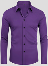 CAMISA AJUSTADA | Tejido elástico de alta calidad, sin necesidad de planchado