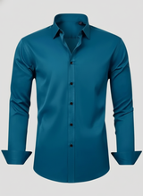 CAMISA AJUSTADA | Tejido elástico de alta calidad, sin necesidad de planchado